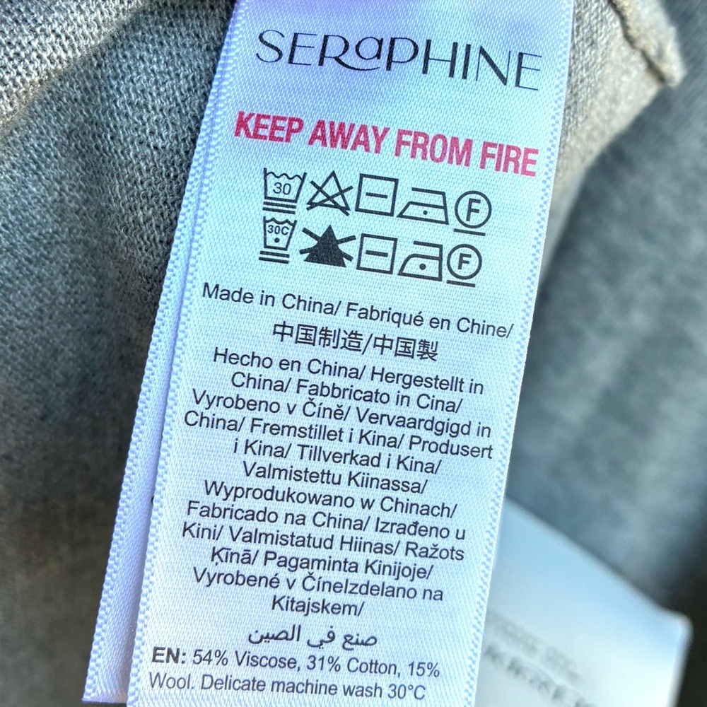 Seraphine NWT Gray Nursing Cape - Picture 5 of 9